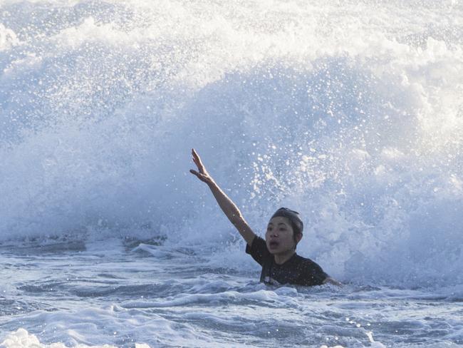 The hazardous conditions are expected to render many coastal activities such as rock fishing, boating, and swimming too dangerous. Picture: Jenny Evans