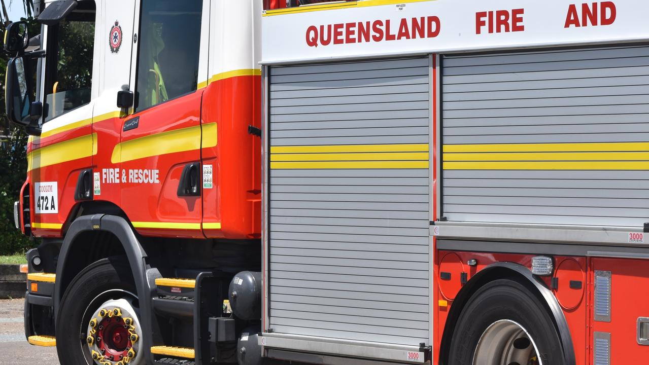 Fire crews battle blaze engulfing tiny home