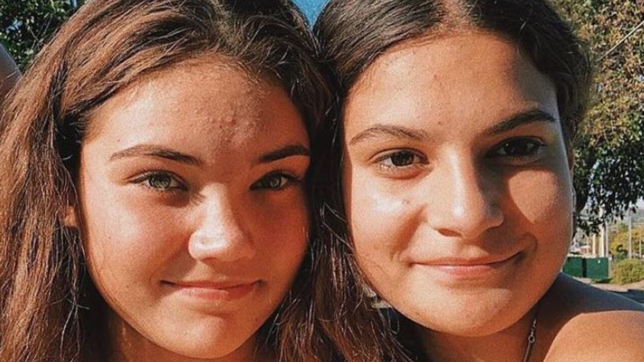 Sophia Naismith (left) with her best friend Jordyn Callea. Picture: Instagram