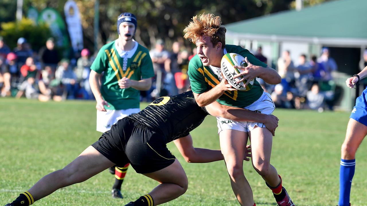 St Patrick's College captain Jackson Dows AIC First XV rugby match between St Laurence's College and St Patrick's College. Saturday June 5, 2021. Picture John Gass