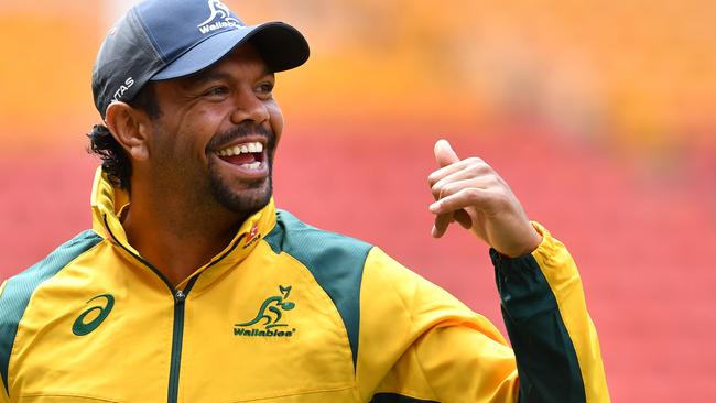 The Wallabies are hoping Kurtley Beale can lead them past the Springboks.