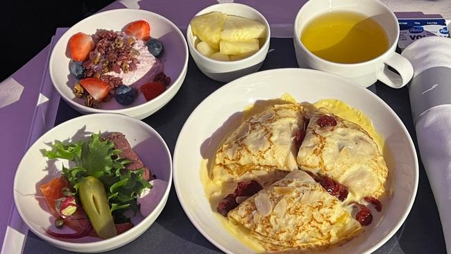 The Finnair breakfast is a standout.