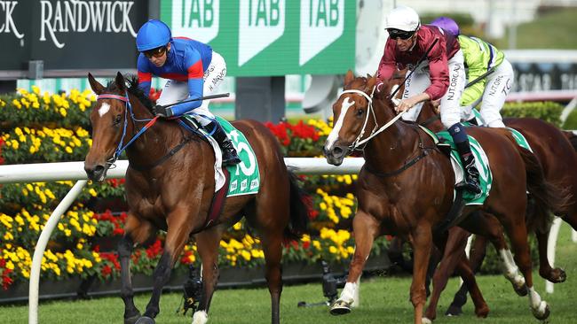 Tejori (left) looks hard to beat at Wagga. Picture: Getty Images