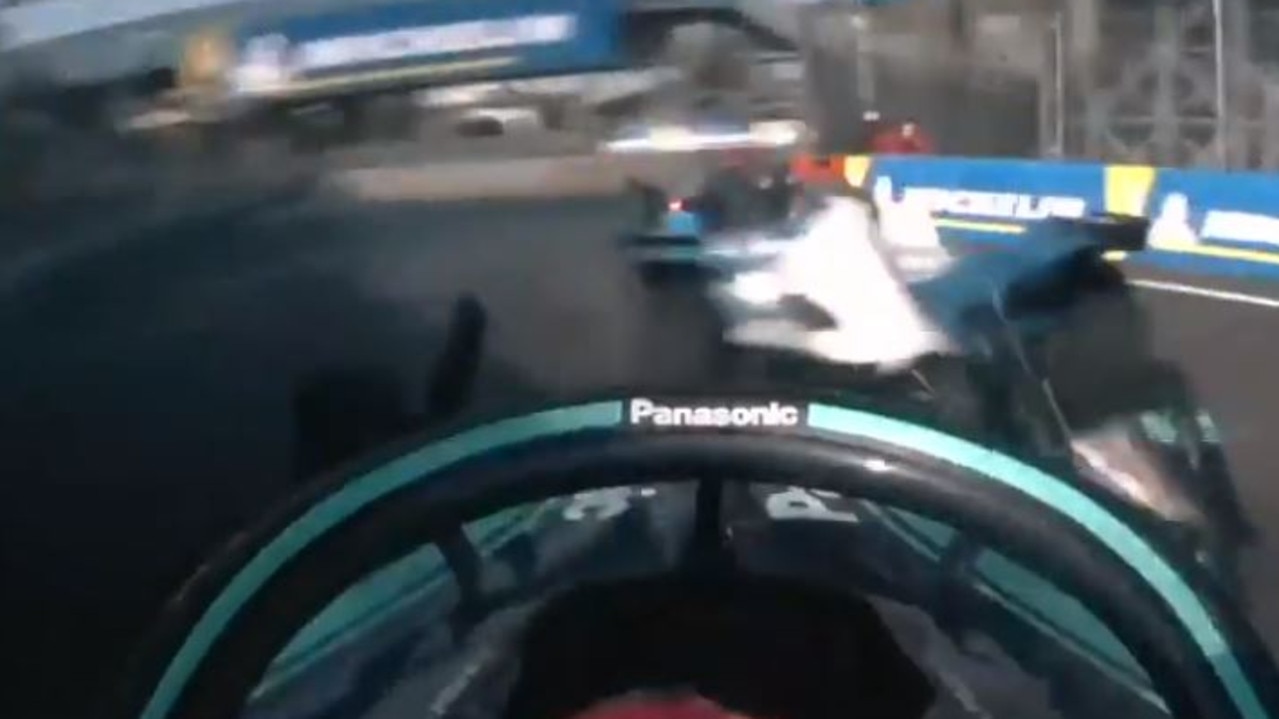 Nelson Piquet Jr confirmed he was okay after the crash.