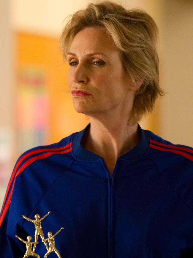 Famous one-liners ... Jane Lynch as Sue Sylvester in Glee Picture: Supplied