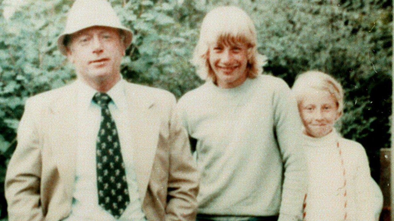 The body of Maurice Bryant (above with his two children) was found on the farm Martin Bryant had acquired from heiress Helen Harvey.