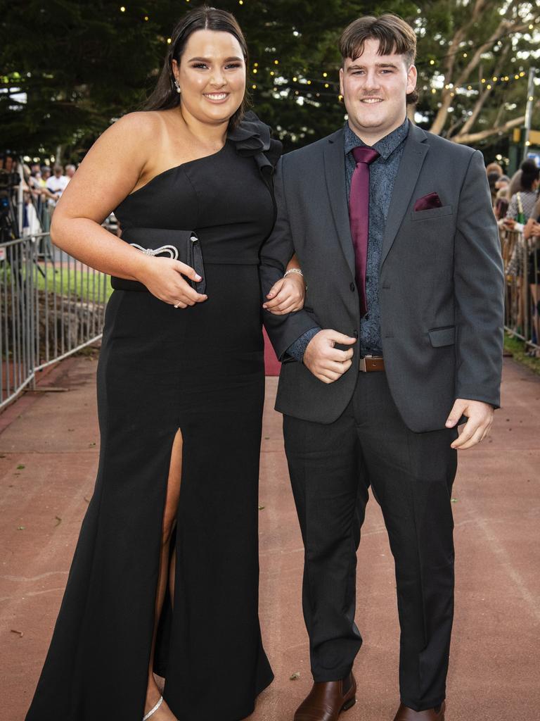 Thomas Dettori and partner Amelia Land at St Mary's College formal at Picnic Point, Friday, March 24, 2023. Picture: Kevin Farmer