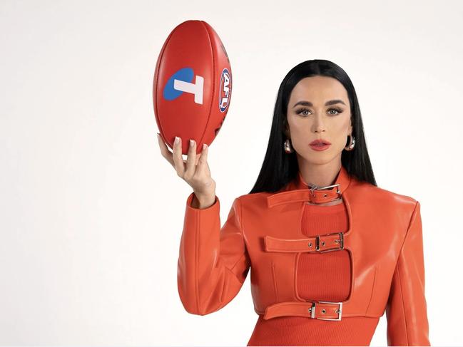 The AFL will pay around $5 million for Katy Perry to perform at the 2024 grand final. Picture: AFL