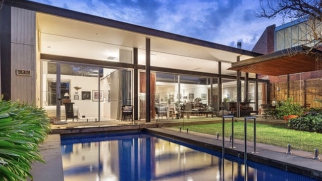 Real estate photos of the Armadale home snapped up by Christian Petracca in November.