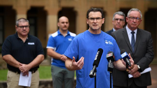 Nurses and Midwives Association General Secretary Brett Holmes. Picture: AAP