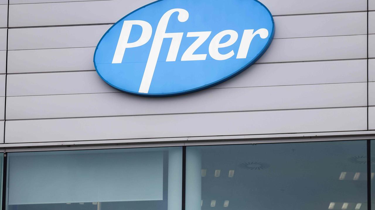 Pfizer is one of the multinational pharmaceutical companies that is currently producing COVID-19 vaccines. Picture: Kenzo Tribouillard/AFP