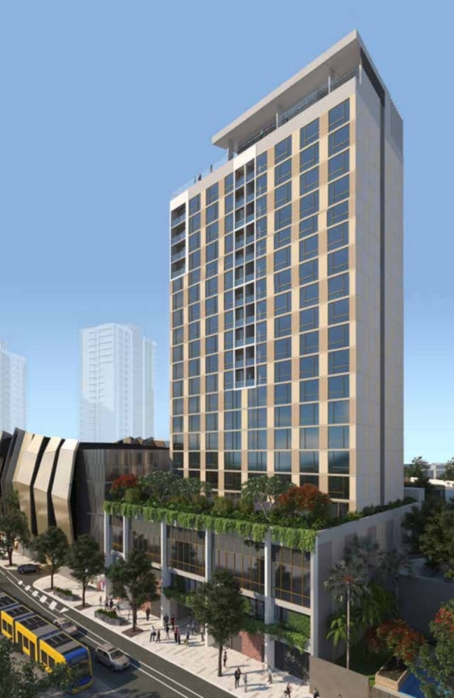 The hotel will have a rooftop bar Picture: Supplied