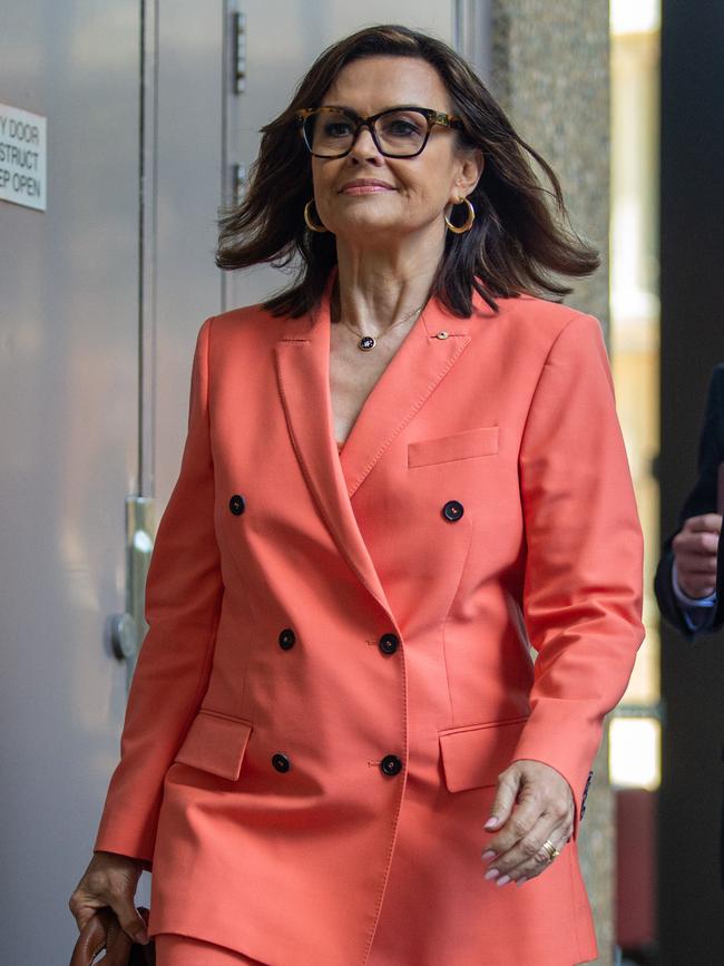 Lisa Wilkinson leaves the Federal Court on Thursday. Picture: Christian Gilles