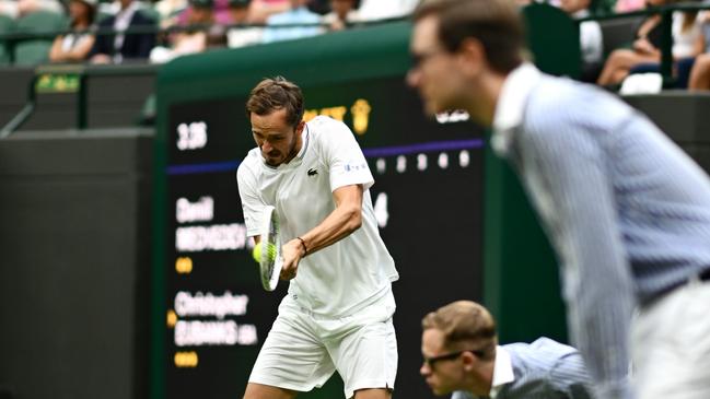 Line judges will be consigned to history when Wimbledon ends 147 years of history by moving from human officials to an electronic system. (Photo by Mike Hewitt/Getty Images)