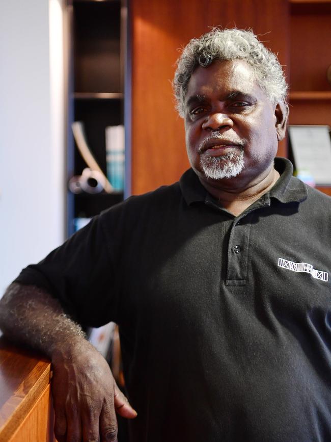 Independant MLA Yingiya (Mark) Guyula at NT Parliament. Picture: Justin Kennedy