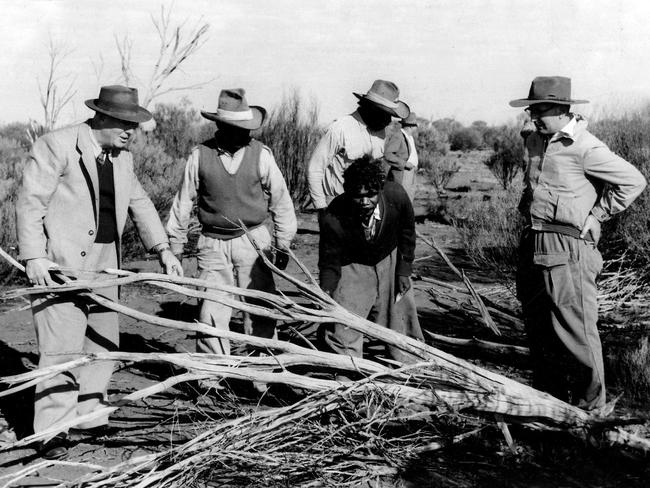 1957: Police and Aboriginal trackers search for clues to the murders of Thyra Bowman, her 14-year-old daughter Wendy and family friend Thomas Whelan at Sundown Station in the northern South Australia outback.