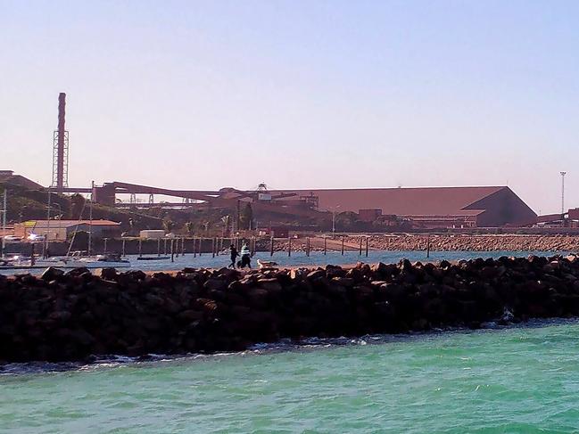 There were hopes the Whyalla steelworks could be one of the ‘biggest steelworks in the world’ by powering it with green hydrogen. Picture: AFP