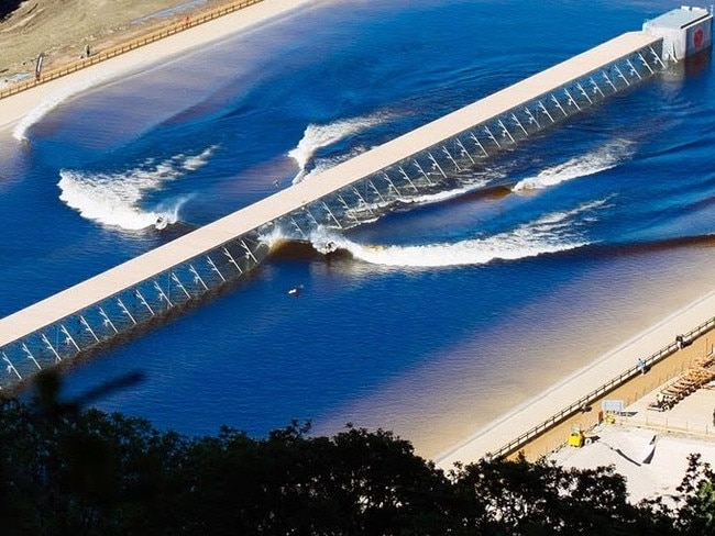 A wave park called Surf Snowdonia in Wales, which attracts 70,000 tourists a year. Picture: Supplied