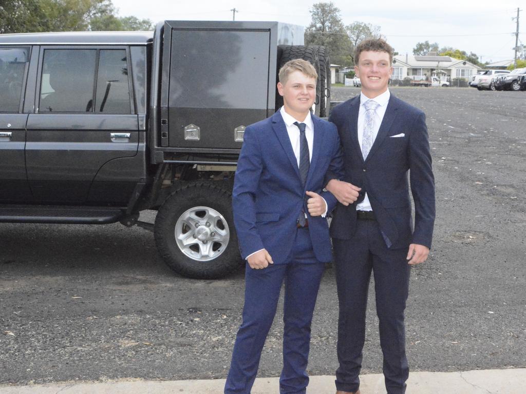 Preston Bice and Ben VonPein at the Dalby Christian College Formal