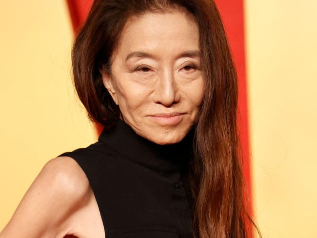 US fashion designer Vera Wang attends the Vanity Fair Oscars Party at the Wallis Annenberg Center for the Performing Arts in Beverly Hills, California, on March 10, 2024. (Photo by Michael TRAN / AFP)