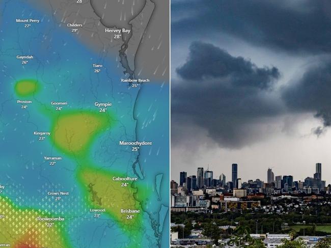 Southeast Queensland has been drenched by a slow moving system.