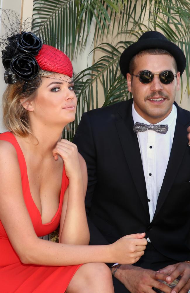 Kate Upton and Buddy Franklin had tongues wagging. Picture: Alex Coppel