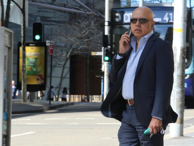 20/08/2020. AMP executive Boe Pahari who is at  the centre of sexual harassment allegations , seen near AMP offices in Sydney. Britta Campion / The Australian