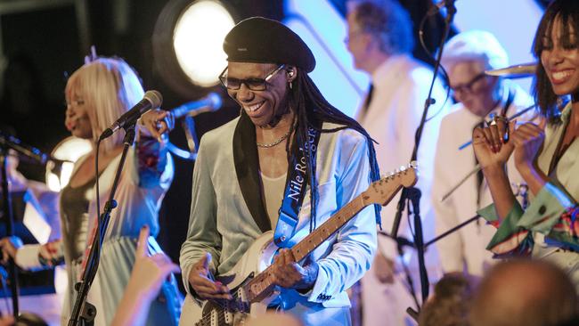 Trailblazing guitarist Nile Rodgers has revealed how Australian music icons INXS, Keith Urban and Kylie Minogue shaped his career.