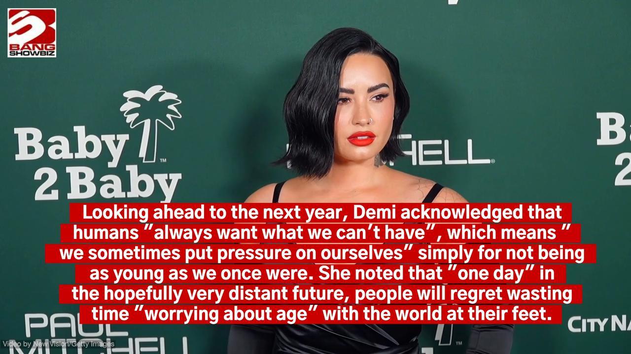 Demi Lovato gets anxiety about ageing