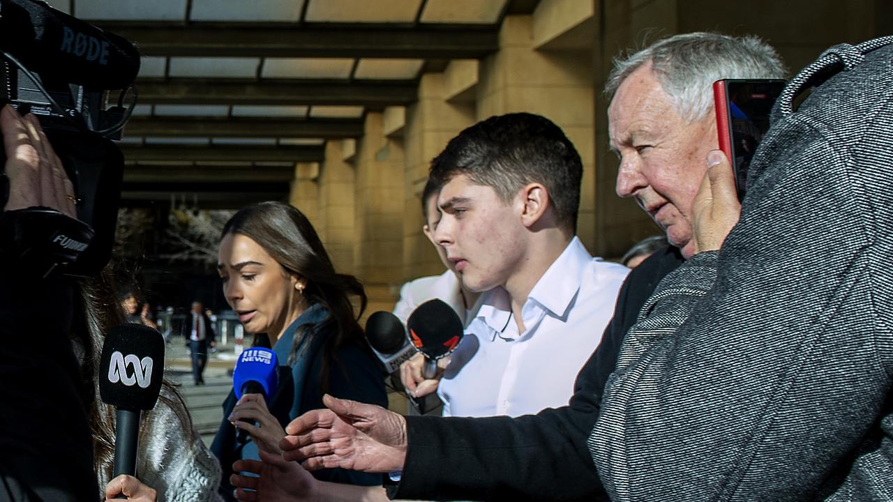 Marco Yandle leaves the Supreme Court after his sentence in July. Picture: NewsWire / Mark Brake