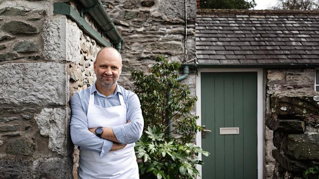 Chef Simon Rogan at his three times hatted L’Enclume.