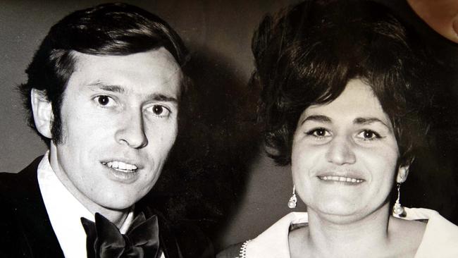 Copy picture of Fitzroy town clerk John James and his then wife, Thornbury bookshop murder victim Maria James. Picture: Supplied