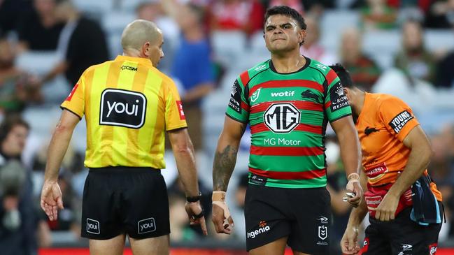 Latrell Mitchell will be sidelined for eight weeks with a hamstring injury. Picture: Mark Metcalfe/Getty Images