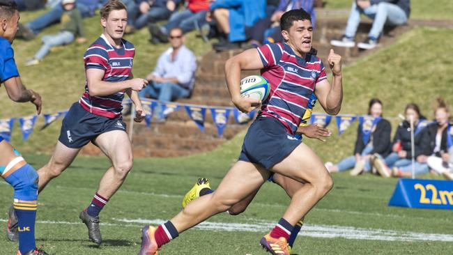 JoJo Fifita, The Southport School. TGS vs The Southport School, GPS rugby union. Saturday, 10th Aug, 2019.