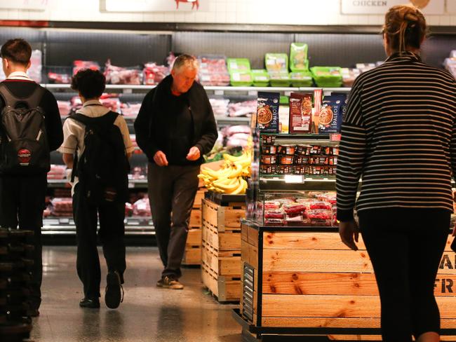 SYDNEY, AUSTRALIA : NewsWire Photos JUNE 24 2024: A general view of a supermarket in Sydney as Supermarkets face billion dollar fine threat while Coles, Woolworths, Aldi and IGA face steep penalties, other retail heavyweights, including Bunnings and Chemist Warehouse, will not be covered by the code.Picture: Newswire / Gaye Gerard