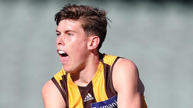 Will Day became of the first players chosen for Hawthorn last year.