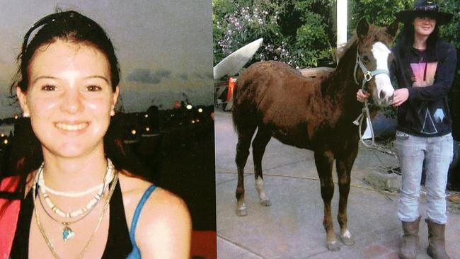 Leisl Smith was an animal lover and devotedly cared for her horses before she went missing. Picture: Mark Scott