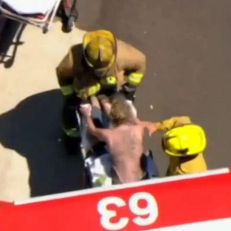 Heche was reportedly “conscious” but not “coherent” after the crash. Picture: Fox 11