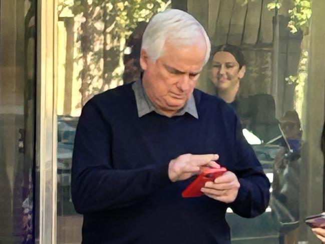 Melbourne accountant John Buff outside the County Court where he's been tried on charges of obtaining property and financial advantage by deception.