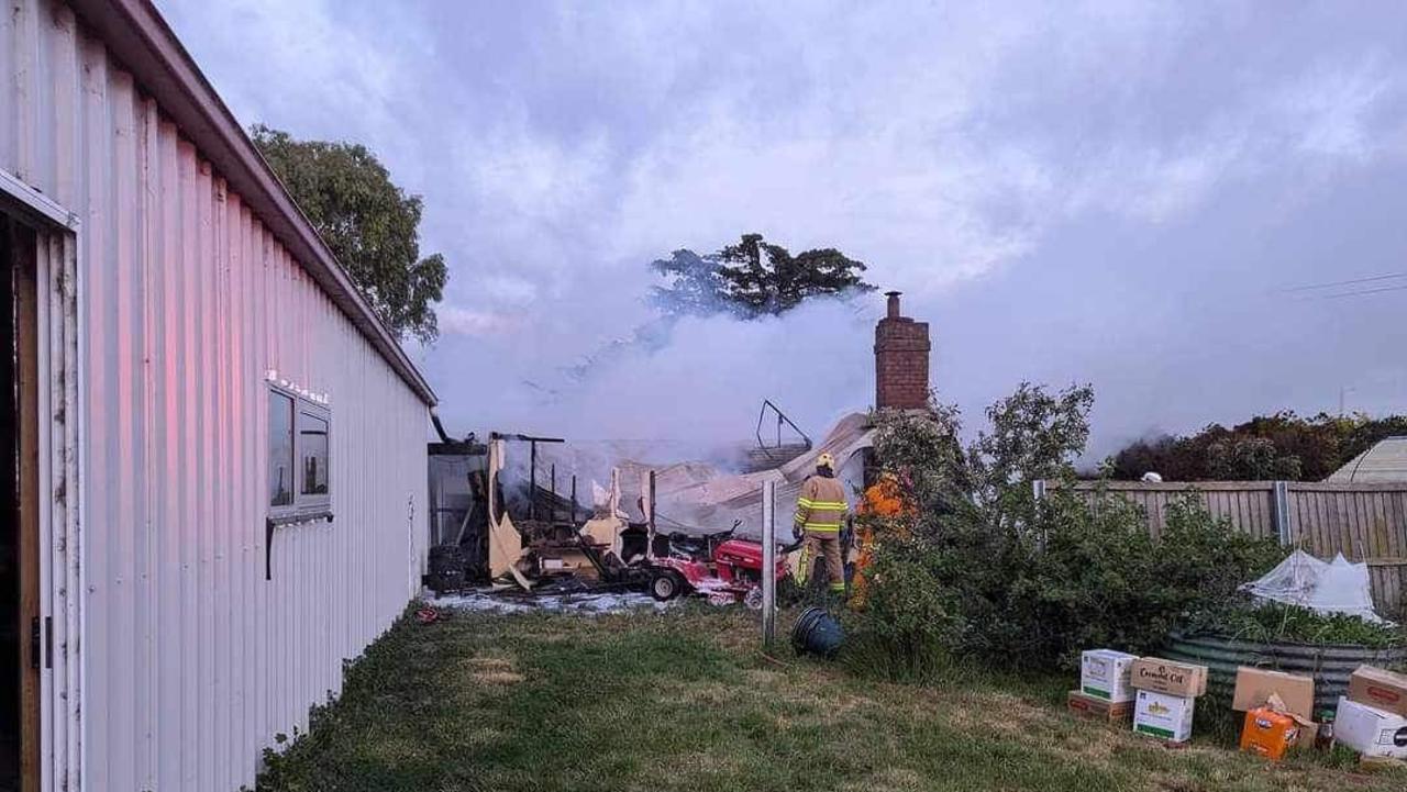 Fire destroys the home of family of five at Melton Mowbray in early hours of Friday, November 8 morning. Picture: Supplied