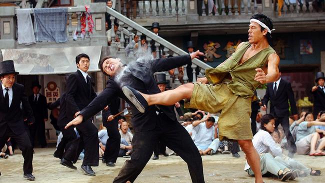 A scene from Kung Fu hustle.