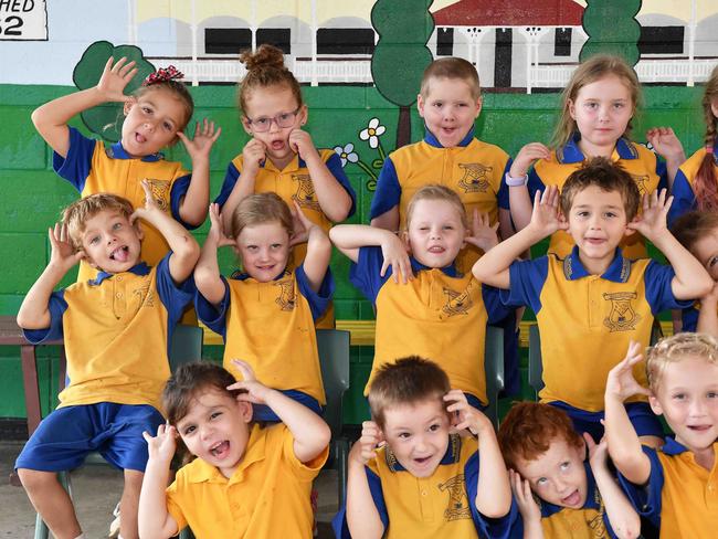 Maryborough Central State School Preps. Picture: Patrick Woods.