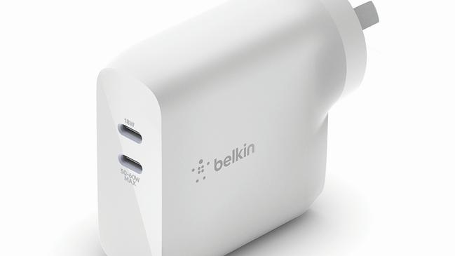 Belkin 68W boost charge USB-C GaN wall charger.