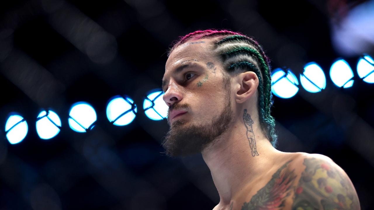 Sean O’Malley suffered a one-sided defeat to lose his UFC belt. (Photo by Christian Petersen/Getty Images)