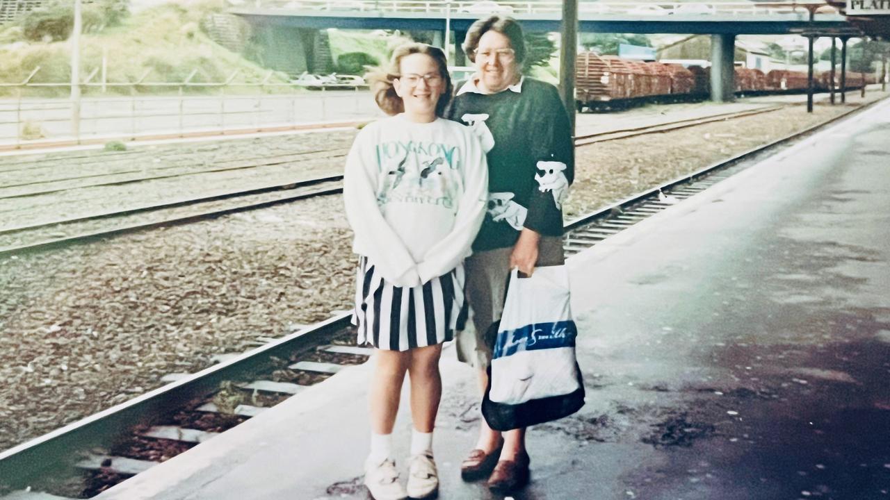 Lucinda Van Bael with her mum Clare Jensen before she passed away from an unexpected health issue.