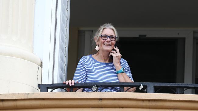 Ms Watkins is still in isolation but is so thankful for her treatment at Gold Coast University Hospital. Photograph: Jason O'Brien