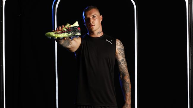 Dustin Martin has signed a four-year extension with PUMA.