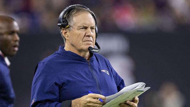 Patriots coach Bill Belichick can be a prickly customer. Wesley Hitt/Getty Images/AFP