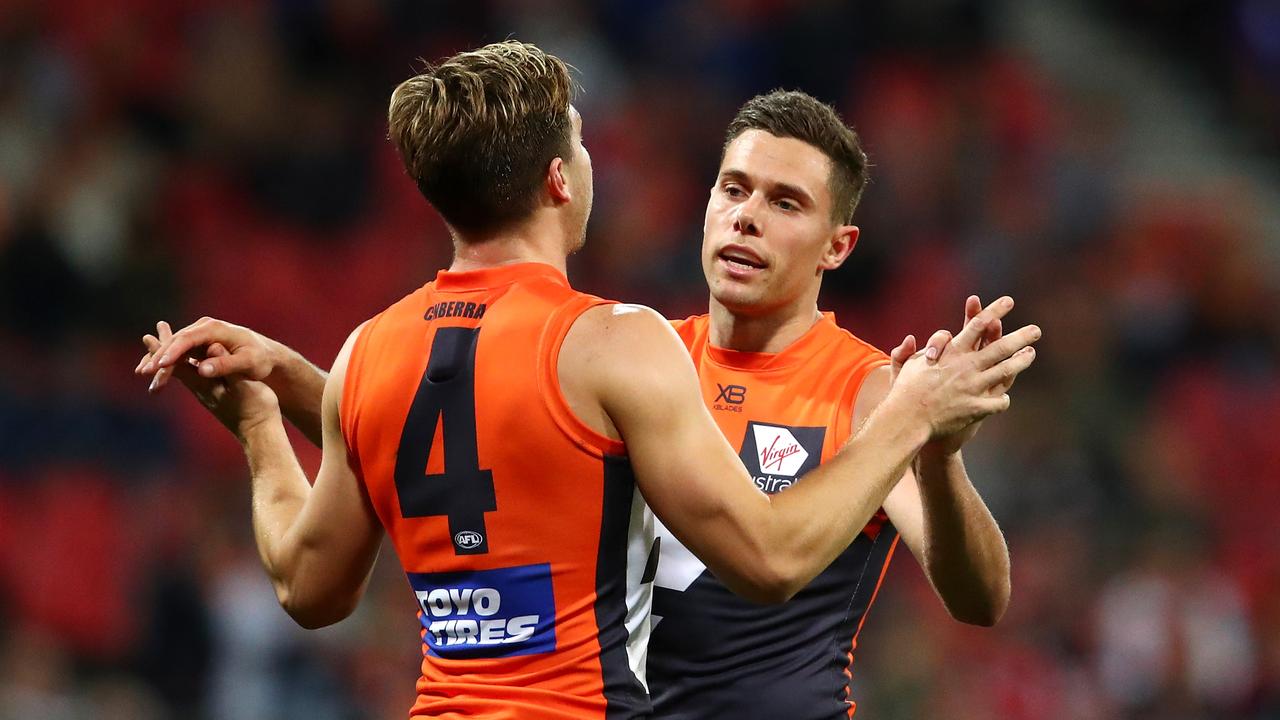 Toby Greene and Josh Kelly will keep GWS relevant. Photo: Cameron Spencer/Getty Images