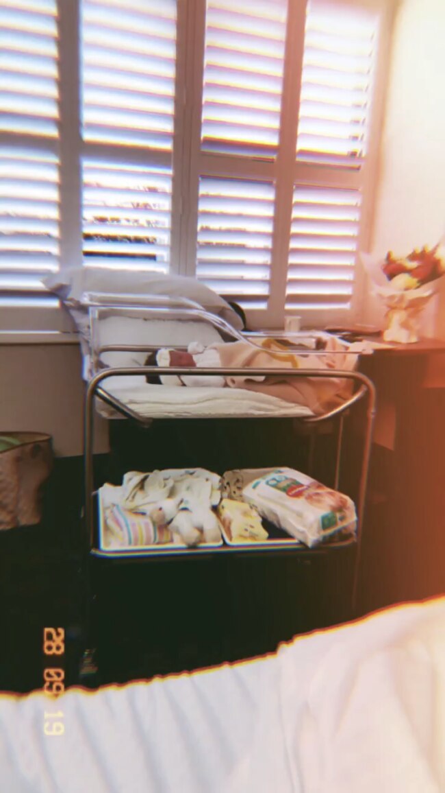 Kayla Boyd shared an image of her newborn baby girl to Instagram on Saturday. Photo: @kaylaboyd_